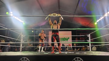Lucha Libre Elite tiene a sus campeones: Demonio Infernal y Gravity