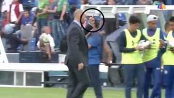 Paco Jémez hizo una peineta y después pidió disculpas