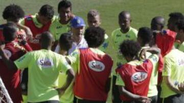 El entrenamiento del viernes de la selecci&oacute;n brasile&ntilde;a.