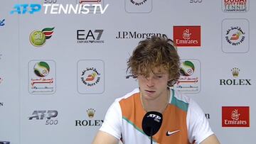 Rublev se?ala lo que le est¨¢ empezando a pasar a los deportistas rusos con el p¨²blico