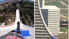 Un skater se tira desde un piso 22 y bate el récord del mundo: la imagen es lo más espectacular que verán