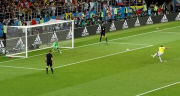 Tanda de penaltis. Jordan Pickford paró el lanzamiento de Carlos Bacca., (3-3).