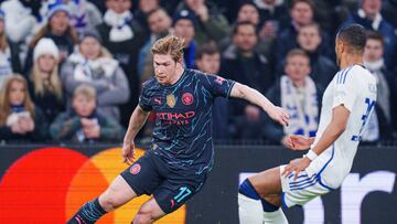 Kevin De Bruyne es la inspiración ofensiva en el Manchester City de Pep Guardiola y está encendido en la UEFA Champions League.