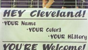 La marcha de los Browns causó un enorme pesar entre los aficionados de Cleveland.