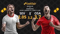 Sevilla FC vs. CA Osasuna: horario, TV, pronóstico, estadísticas y clasificación