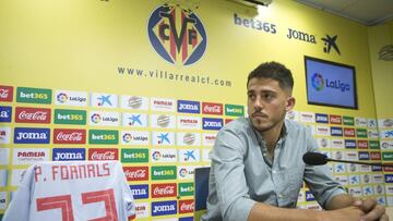 Pablo Fornals en su despedida del Villarreal.