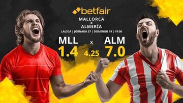 RCD Mallorca vs. UD Almería: horario, TV, estadísticas, clasificación y pronósticos