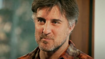 Carlos Suárez hablando en el cortometraje Eiger Nordwand.