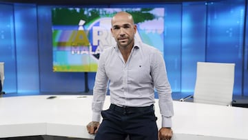 Manolo Gaspar, en el plató de Área Malaguista (101 TV).