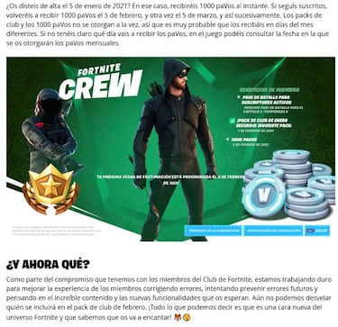 Epic Games publica un teaser del skin del Club de Fortnite de febrero de 2021