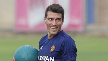 Zapater se lesionó en el entrenamiento.