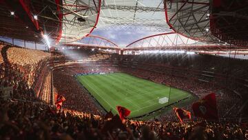 Est&aacute;dio da Luz, del Benfica, es una de las novedades en licencias de FIFA 22.