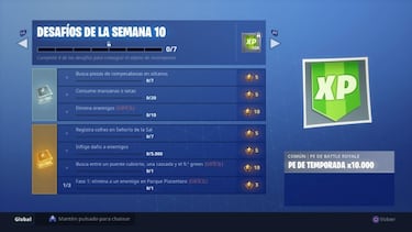 Fortnite Battle Royale: Desafíos de la Semana 10 de la Temporada 5