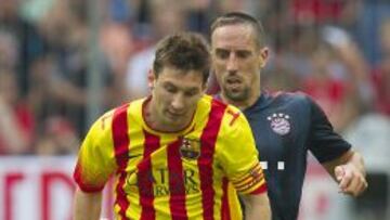 Messi y Ribéry llegan a Mónaco