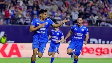 during the 4th round match between Atletico de San Luis and Cruz Azul as part of the Liga BBVA MX, Torneo Apertura 2025 at Alfonso Lastras Stadium, on August 11, 2025 in San Luis Potosi, Mexico.