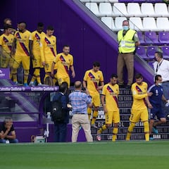 Valladolid-Barcelona en imágenes