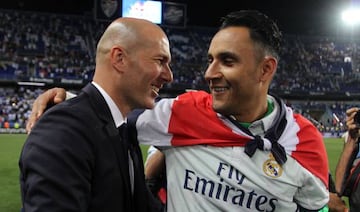 Zidane ha defendido a Keylor ante el club, que quiso fichar a Kepa.