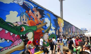 Mural de Toriyama en Per.