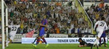 Levante-Real Madrid.2-3. Cristiano Ronaldo marca el tercer tanto en el descuento.