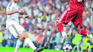 <b>RACHA. </b>Cristiano hizo un doblete al Olympique y suma 9 goles.