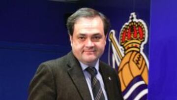 <b>CONFIANZA. </b>El presidente, Jokin Aperribay, respalda a Lasarte.