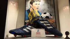 Colección de guayos de Zanetti en su restaurante en Milán