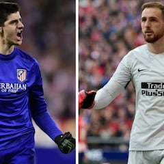 Oblak igualó los 154 partidos de Courtois como portero atlético