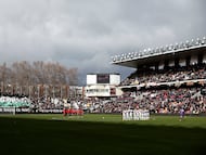 24/01/26 PARTIDO PRIMERA DIVISION
RAYO VALLECANO - OSASUNA
FORMACION MINUTO DE SILENCIO TIFO SEGUIDORES PALESTINA