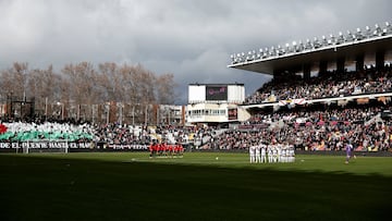 24/01/26 PARTIDO PRIMERA DIVISION
RAYO VALLECANO - OSASUNA
FORMACION MINUTO DE SILENCIO TIFO SEGUIDORES PALESTINA