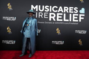 Ricky Dillard posa en la alfombra roja de los Grammys 2025 en ell Crypto.com Arena situado en la ciudad de Los ?ngeles, en California.