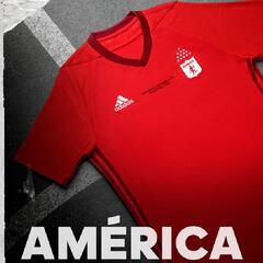 Adidas presenta la camiseta que portará América en 2017
