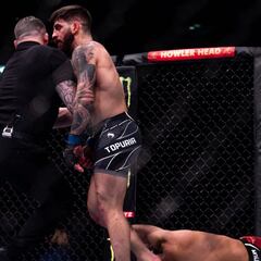 Ilia Topuria se gradua en el UFC Londres: tremendo KO a Herbert