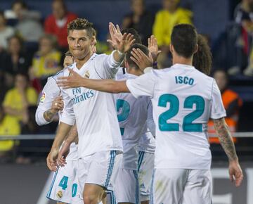 0-2. Cristiano Ronaldo celebró el segundo gol.