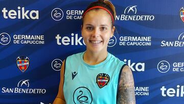 Claudia Zornoza, jugadora del Levante. 