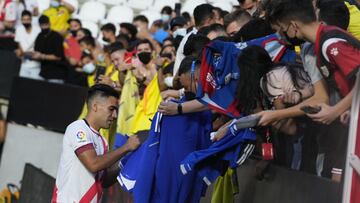 Falca, con su nueva afición.