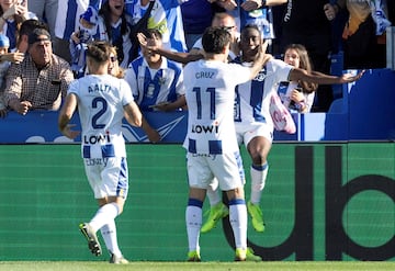 Fue el clavo ardiendo al que se agarró la afición del Leganés para creer en la permanencia. Una asistencia y un gol le hicieron el protagonista del partido ante el Valladolid.