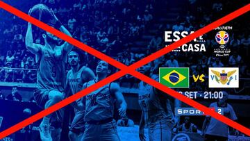 El partido entre Brasil e Islas Vírgenes fue suspendido.