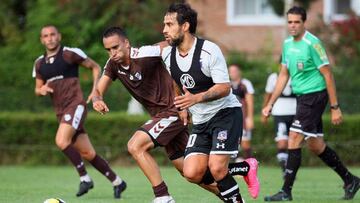 Las formaciones de Salas en el segundo festejo de Colo Colo