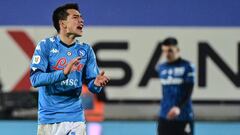 Hirving Lozano destacó en la victoria del Napoli ante la Juventus