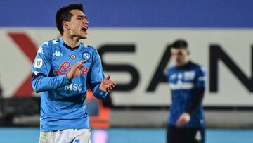 Hirving Lozano destacó en la victoria del Napoli ante la Juventus