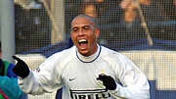 Ronaldo celebrando el gol conseguido ante el Brescia.
