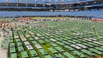 Estadio de Rays se convierte en refugio para rescatistas del huracán Milton