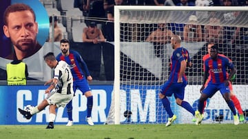 Rio Ferdinand y la jugada del segundo gol de dybala (Juventus) contra el Barça.