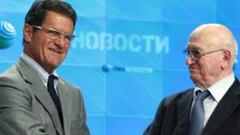 Capello, presentado ayer como nuevo seleccionador ruso