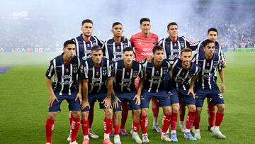 during the 12th round match between Monterrey and Tigres UANL as part of the Liga BBVA MX, Torneo Apertura 2024 at BBVA Bancomer Stadium on October 19, 2024 in Monterrey, Nuevo Leon, Mexico.