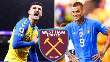 Una delantera de 80M€ para el West Ham