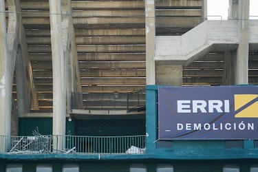 Imágenes de las obras del estadio del Real Betis, Benito Villamarín.