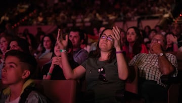 Varias personas se reúnen para apoyar la participación de Chanel Terrero durante el desarrollo del Festival de Eurovisión 2022, en Olesa de Montserrat, Barcelona, Catalunya, 14 de mayo de 2022. Olesa de Montserrat, el municipio donde la cantante pasó su infancia hasta los 16 años, celebra el éxito de la artista con un evento de 1.400 personas. El acto ha sido organizado por el propio Ayuntamiento de la localidad.
Kike Rincón / Europa Press
14/05/2022