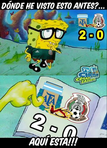 Los memes acaban con México tras su caída ante Argentina