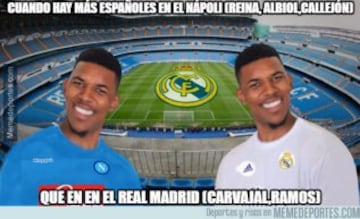 Los memes del Real Madrid-Nápoles